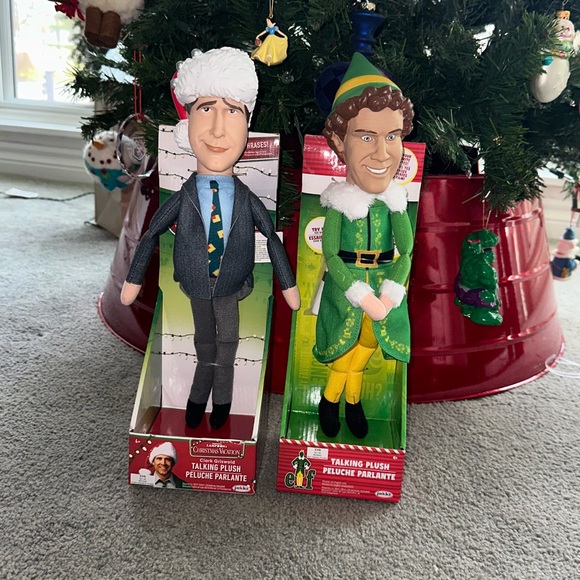 jakks Holiday Clark Griswold Buddy The Elf Christmas Talking Plush Pull String Doll Poshmark